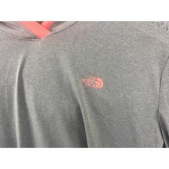 The North Face FlashDry Hooded Long Sleeve Top Gray Coral Women’s XL - Picture 8 of 8